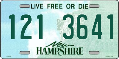 NH license plate 1213641