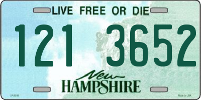 NH license plate 1213652