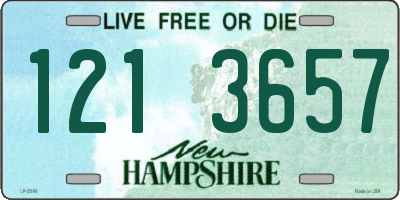 NH license plate 1213657