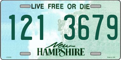 NH license plate 1213679