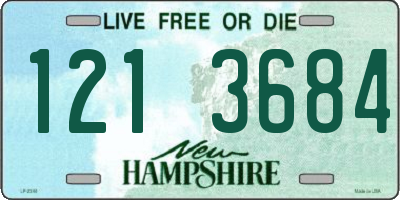 NH license plate 1213684