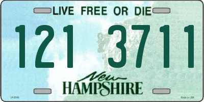 NH license plate 1213711