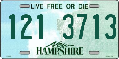 NH license plate 1213713