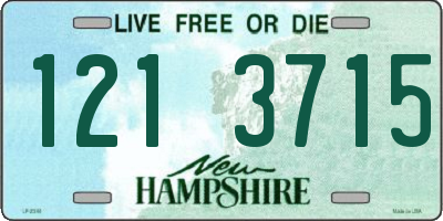 NH license plate 1213715