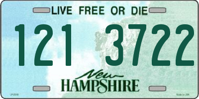 NH license plate 1213722