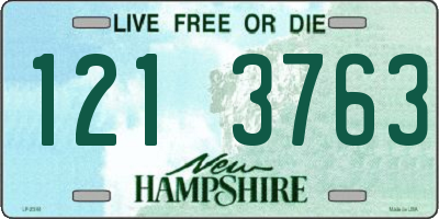 NH license plate 1213763