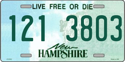 NH license plate 1213803