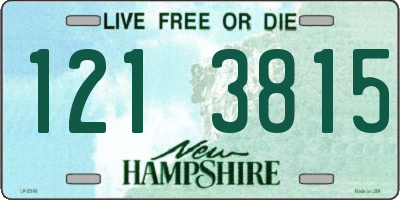 NH license plate 1213815