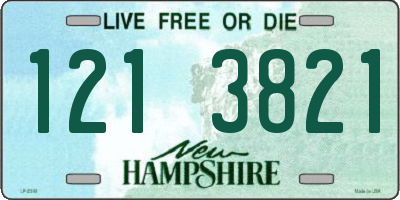 NH license plate 1213821
