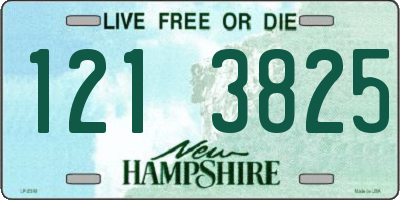 NH license plate 1213825