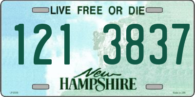 NH license plate 1213837