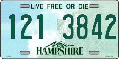 NH license plate 1213842