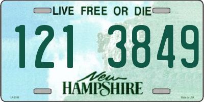 NH license plate 1213849