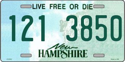 NH license plate 1213850