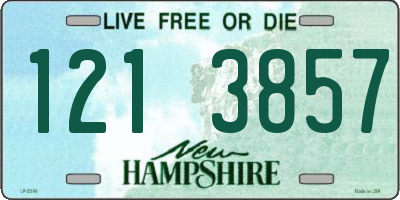 NH license plate 1213857