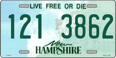 NH license plate 1213862
