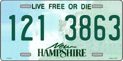 NH license plate 1213863