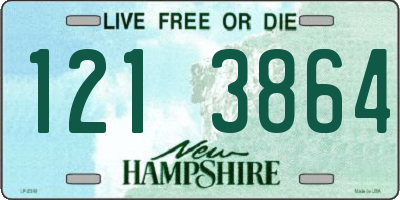 NH license plate 1213864
