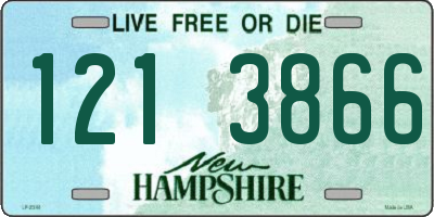 NH license plate 1213866