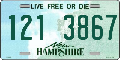 NH license plate 1213867