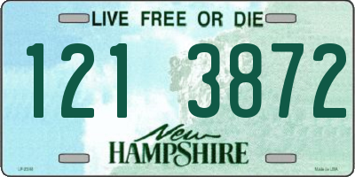NH license plate 1213872