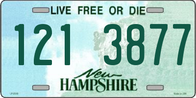 NH license plate 1213877