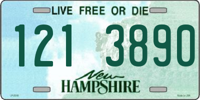 NH license plate 1213890