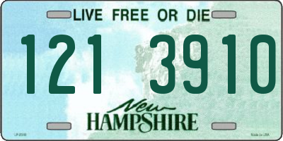 NH license plate 1213910