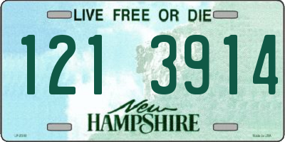NH license plate 1213914