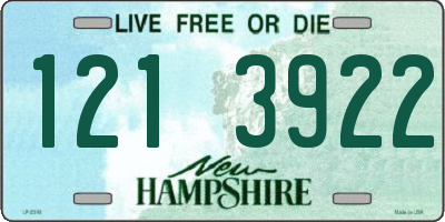NH license plate 1213922