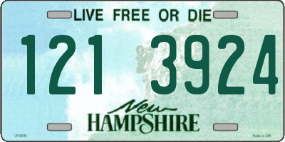 NH license plate 1213924