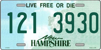 NH license plate 1213930