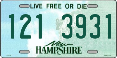 NH license plate 1213931