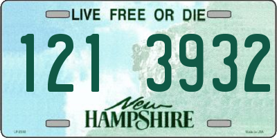 NH license plate 1213932