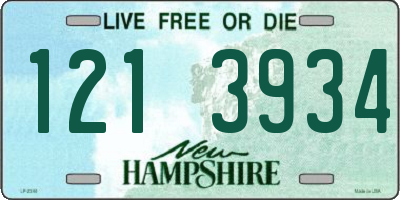 NH license plate 1213934