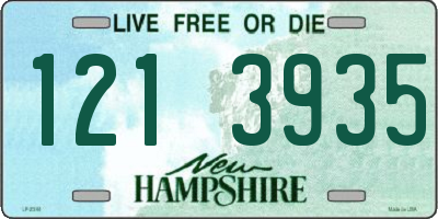 NH license plate 1213935