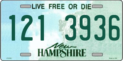 NH license plate 1213936