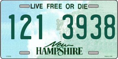 NH license plate 1213938