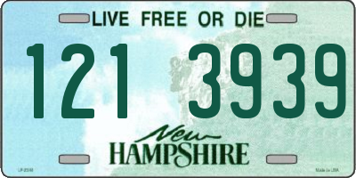 NH license plate 1213939
