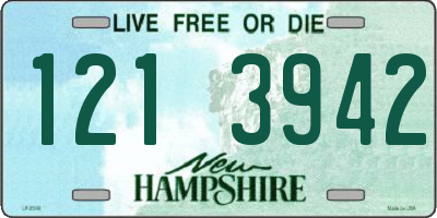 NH license plate 1213942