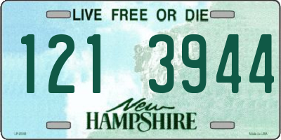 NH license plate 1213944