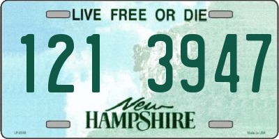 NH license plate 1213947