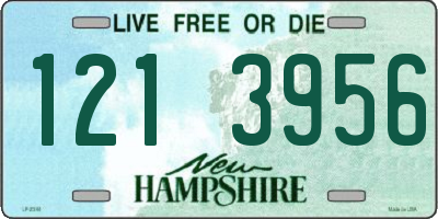 NH license plate 1213956