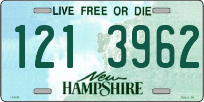 NH license plate 1213962