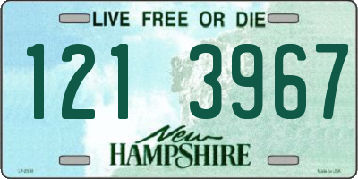 NH license plate 1213967