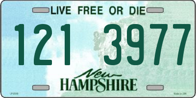 NH license plate 1213977