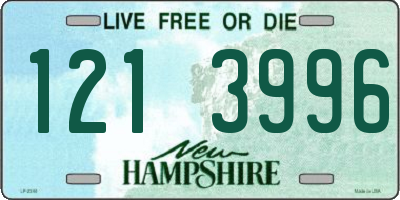 NH license plate 1213996