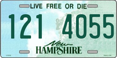 NH license plate 1214055