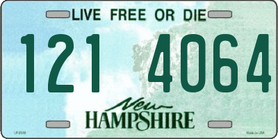 NH license plate 1214064