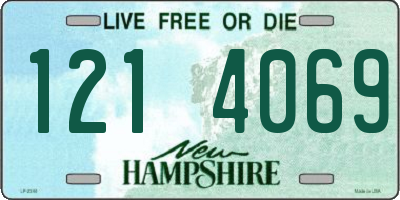 NH license plate 1214069